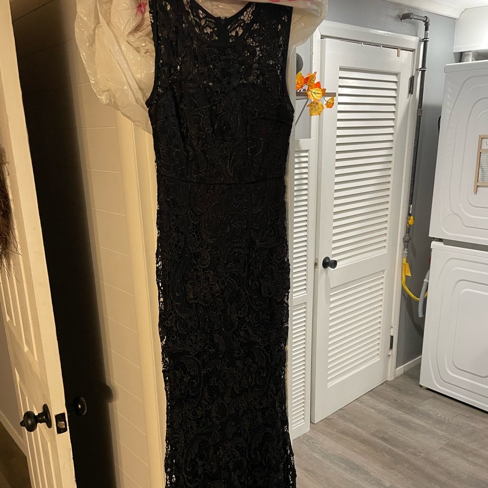 Maniju Black Lace Gown Size S